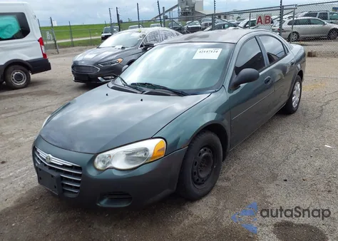 2004 Chrysler Sebring Lx z USA, uszkodzony, nr VIN 1C3EL46X14N167733